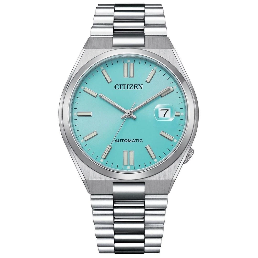 Citizen NJ0151-88M automatique Tsuyosa saphir bleu turquoise en acier inoxydable