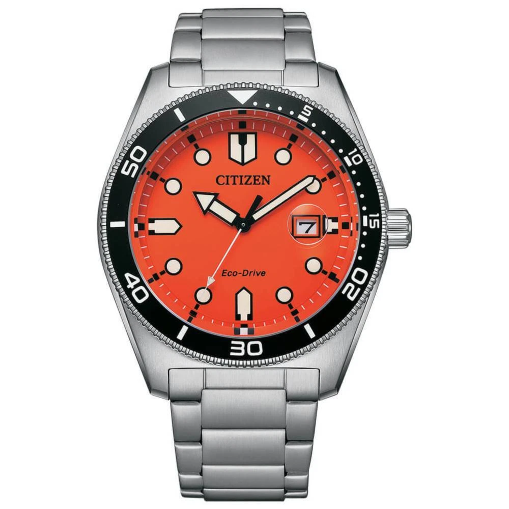 Eco-Drive Orange Dial