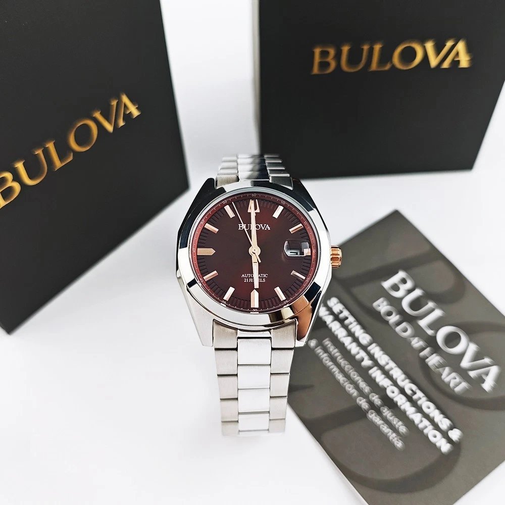 Classic Automatic Burgundy Dial